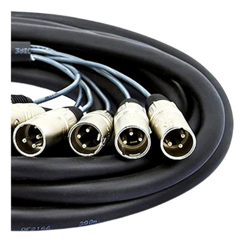 Multicabos Xlr 6 Vias Cirilo Cabos - 45 Mt