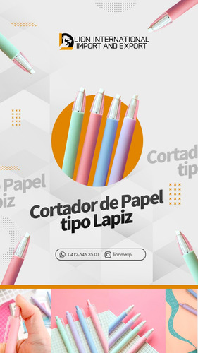 Cortador De Papel Tipo Lapiz