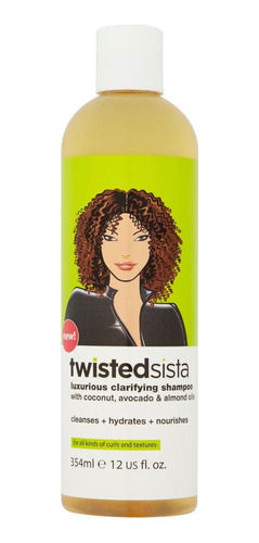 Champú Clarificante De Lujo Twisted Sista, 12 Onzas