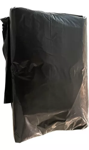 Bolsa Negra Para Basura Jumbo Reciclable 90x120cm 1kg 8 Pzas