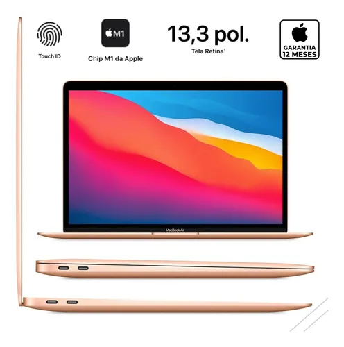 Apple Macbook Air M1 256gb 8gb Ram 13'' 2020 Novo Garantia