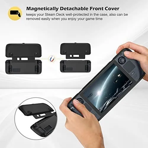 Procase Flip Case Para Steam Deck Con Tapa Frontal, Funda Pr