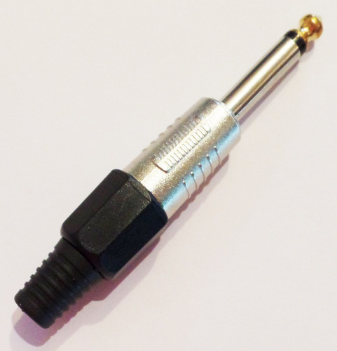 Ficha Plug 6.5 Mm 1/4 Mono Tipo Neutrik Metal Plástico 04-18