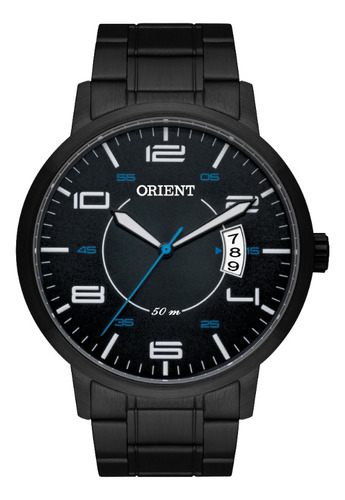 # Relógio Masculino Orient Mpss1029 P2px Preto Original Aço
