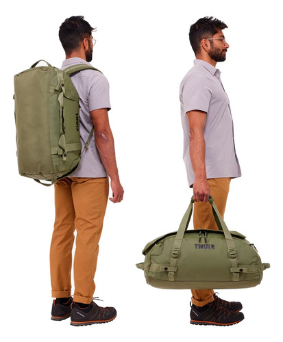 Bolsa Mala De Viagem Duffel Thule Chasm 40l Olivine 3204990 Lisa