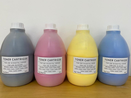 Kit 4x Toner Ricoh Mp C2003 C2004 C2503 C2504 1 Kilo Cada