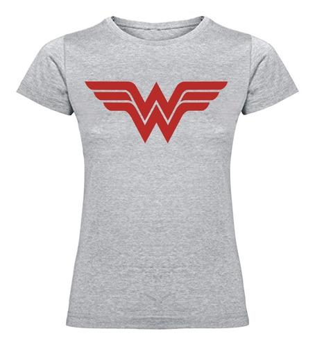 Poleras De Mujer Maravilla Wonder Woman, 100% Algodón 