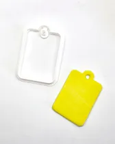 Comprar Cortador Silueta Etiqueta 001 Porcelana Fría, Fondant Y Más
