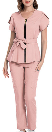  Scrubs Sets Ropa De Trabajo Profesional Lavable Para Mujer