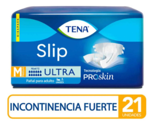 Pañal Tena Slip Ultra M X 21 - Unidad a $3662