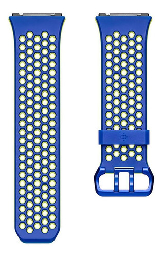 Pulsera Deportiva Para Fitbit Ionic Color Azul/amarillo