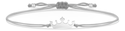 Pulsera Niña Niño Gris Plata Joya Regalo Cumpleaños Navidad