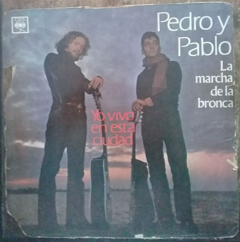Lp Vinil (vg+ Pedro Y Pablo Yo Vivo En Esta Ciudad Ed Ur 70