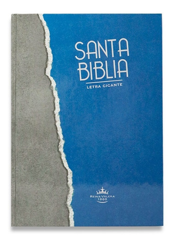 Biblia Reina Valera1960 Tapa Dura/gris Azul 