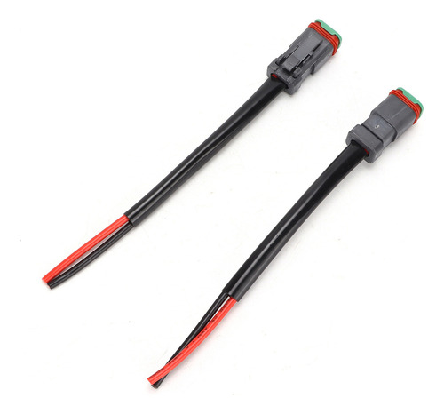 S 2 Conectores De Arnés De Cableado Macho Y Hembra Dt De 2