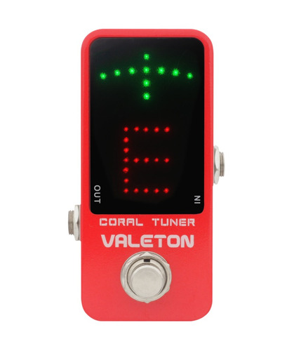 Pedal Valeton Ctu 1 Afinador Coral Tuner