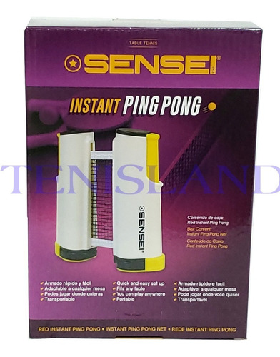 Red Ping Pong Instant Sensei Profesional Soporte Retráctil