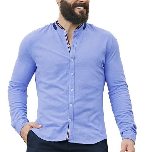 Camisa cuello mao hombre mercadolibre hotsell