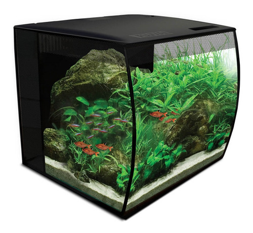Kit Acuario Fluval Flex Led Concavo De 123 Ltrs.