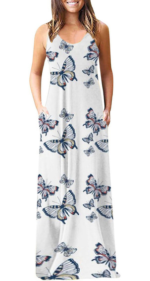 Vestido Largo Con Estampado De Tallas Grandes Para Mujer Bol Vestido Largo Con Estampado De Tallas Grandes Para Mujer Bol