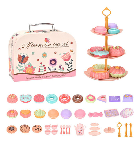 . Juego De Té Para Niñas Pequeñas Diy Princesa Niños