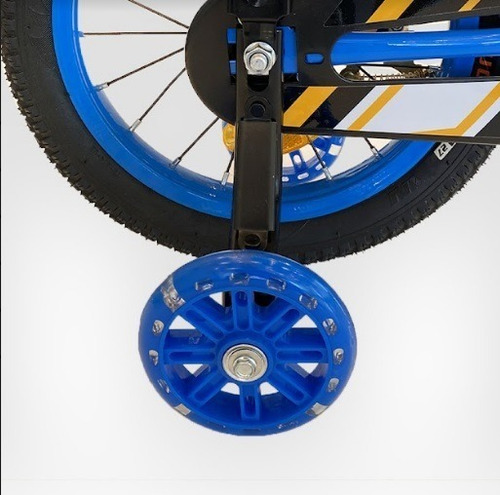 Imagen 7 de 9 de Bicicleta Infantil Rodado 14 Randers Azul Mundo Gym