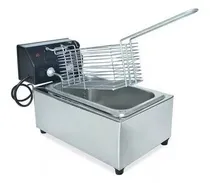 Comprar Fritadeira industrial elétrica GG Inox Fritadeiras Industriais 1 Cuba 3 Litros Plastico aço inoxidável 220V