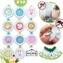 Comprar X10 Botónes Repelentes Anti Mosquito Aceite Citronela Bebes