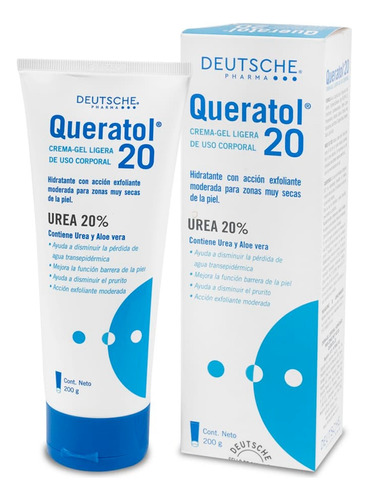 Queratol 20% Urea Y Aloe Vera. 200g