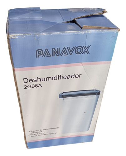 Deshumidificador Eléctrico Panavox 2g06a Liquidación!!!