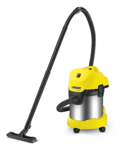 Imagen 2 de 2 de Aspiradora multifunción Kärcher Home & Garden WD 3 Premium 17L plateado y amarilla y negra 220V-240V 50Hz/60Hz