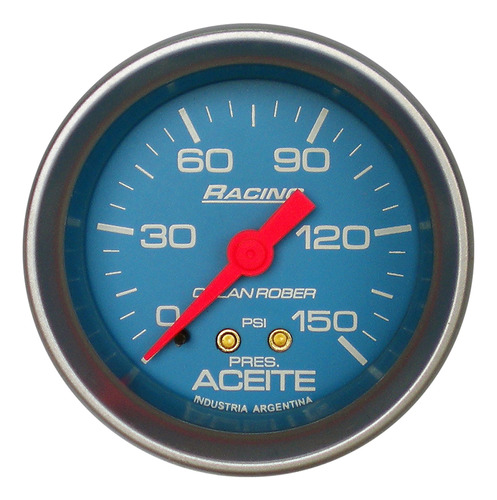 Reloj Presión De Aceite Orlan Rober Linea Racing 52mm