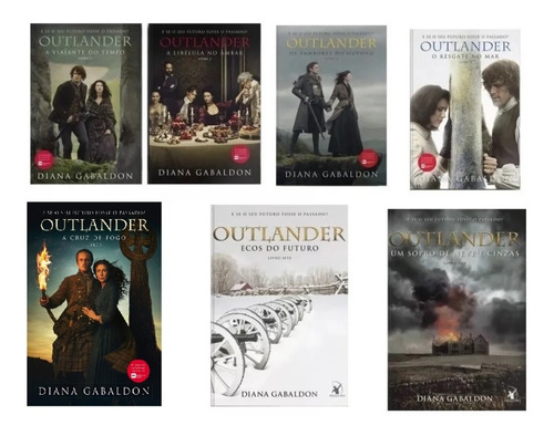 Coleção Completa Serie Outlander Livros 1 2 3 4 5 6 E 7