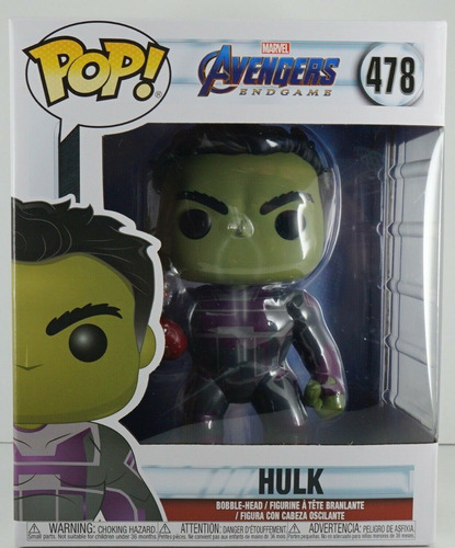Funko Pop Avengers End Game Hulk #478 De 6 Pulgadas