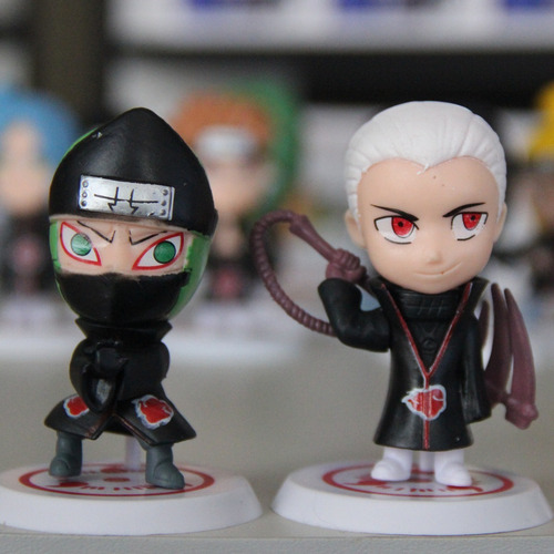 Kit de 11 miniaturas de Akatsuki Itachi Tobi Pain Naruto Shippuden