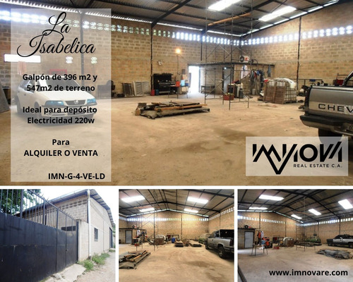 Imagen 1 de 9 de Venta De Galpón En La Isabelica G4 Imnova