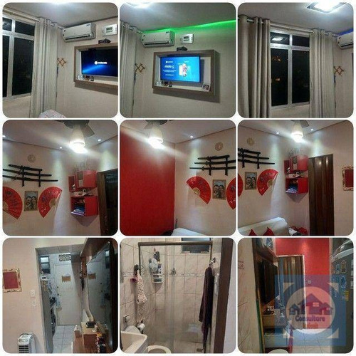 Imagem 5 de 20 de Kitnet À Venda, 25 M² Por R$ 140.000 - José Menino - Santos/sp - Kn0734