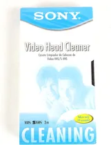 Comprar Limpiador De Cabezales De Vídeo Sony Vhs \u002F S-vhs
