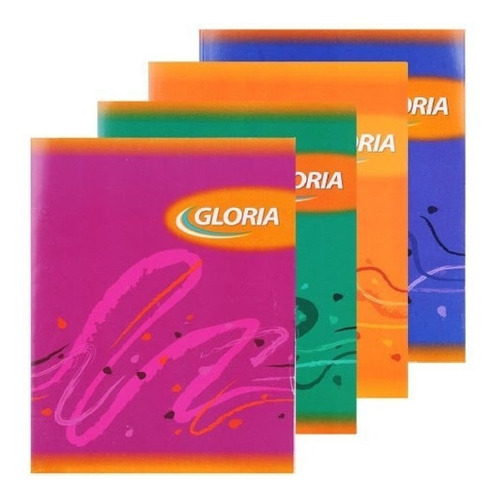 Cuaderno Gloria 24 Hojas Tapa Flexible Blanda Escolar 