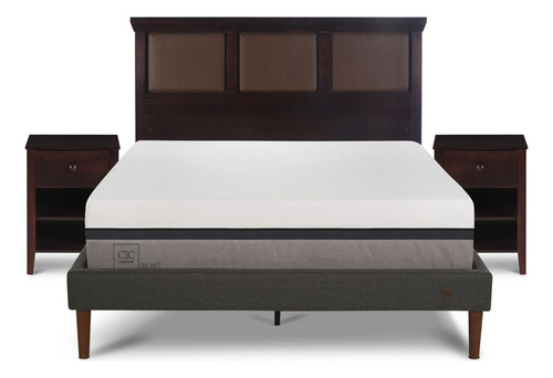 Cama Europea Curve Balance 2p New Torino Choc S/t