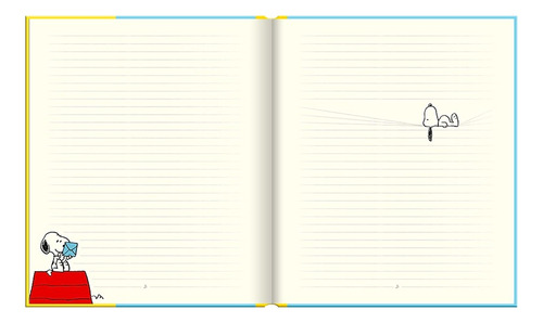 Libreta Lujo Cuaderno Snoopy Pastel Color + Lapices Gel (5)