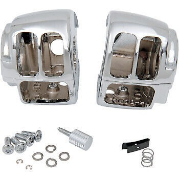 Drag Specialties Chrome Switch Housing For '96-'07 Flhr  Lrg