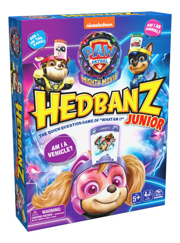 Hedbanz Junior Paw Patrol The Mighty Movie Game- Juegos Fam.