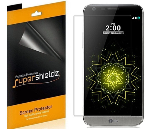 Protector De Pantalla Para LG G5 Supershieldz 6-pack