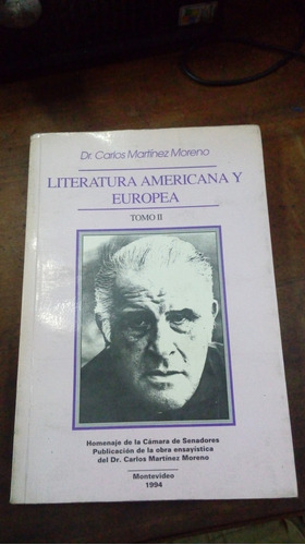 Libro Literatura Americana Y Europea  Tomo Ii