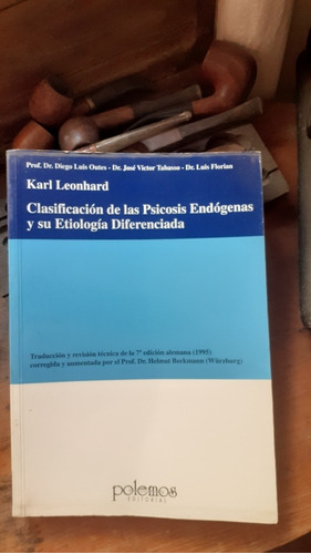 Clasificación De Las Psicosis Endógenas Y Su Etiología Dif.