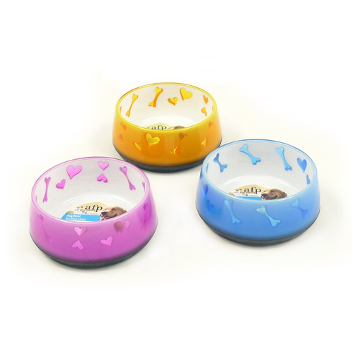 Imagen 2 de 4 de Comedero Para Perro Antiresbalante Color Azul S 270 Ml