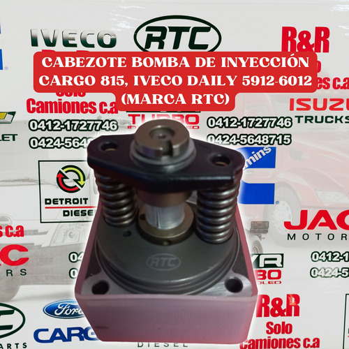 Cabezote Bomba De Inyección Cargo 815/iveco Daily 5912-6012 