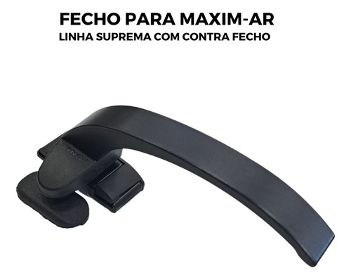 Fecho Para Janela Maxim-ar 735d Suprema M2 Su Preto 02 Pçs
