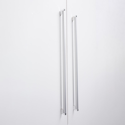 3x Puxador Slim 576mm Alumínio Móveis Gaveta Roupeiro Porta